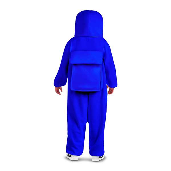 My Other Me Disfraz Among Us Impostor Blue XL (Escafandra Y Traje Con Cremallera Y Bolsillos) moving