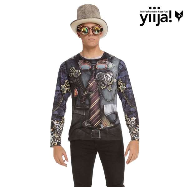 My Other Me Disfraz Steampunk T-Shirt Talla S para Niños