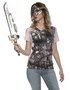My Other Me Disfraz Steampunk Lady T-Shirt Talla M-L para Mujer