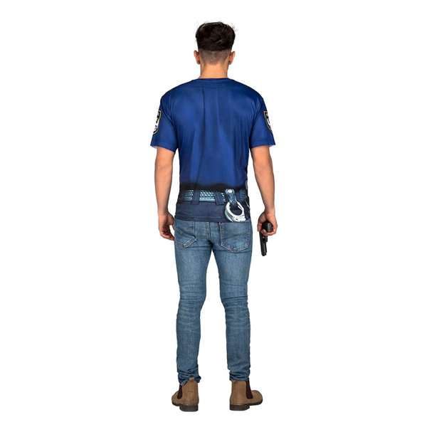 My Other Me Disfraz de policía con músculos para adulto talla M