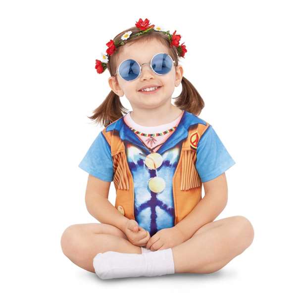 My Other Me Disfraz bebé hippie bodi 18 meses My Other Me Disfraz bebé hippie bodi 18 meses