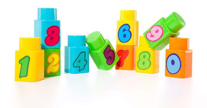 Molto Juego de construcción tren 70 piezas con números y letras para niños