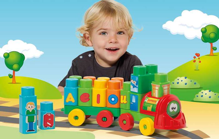 Molto Tren de Bloques y Construcción 28 Piezas