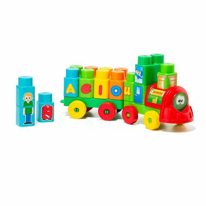 Molto Tren de bloques y construcción 28 piezas