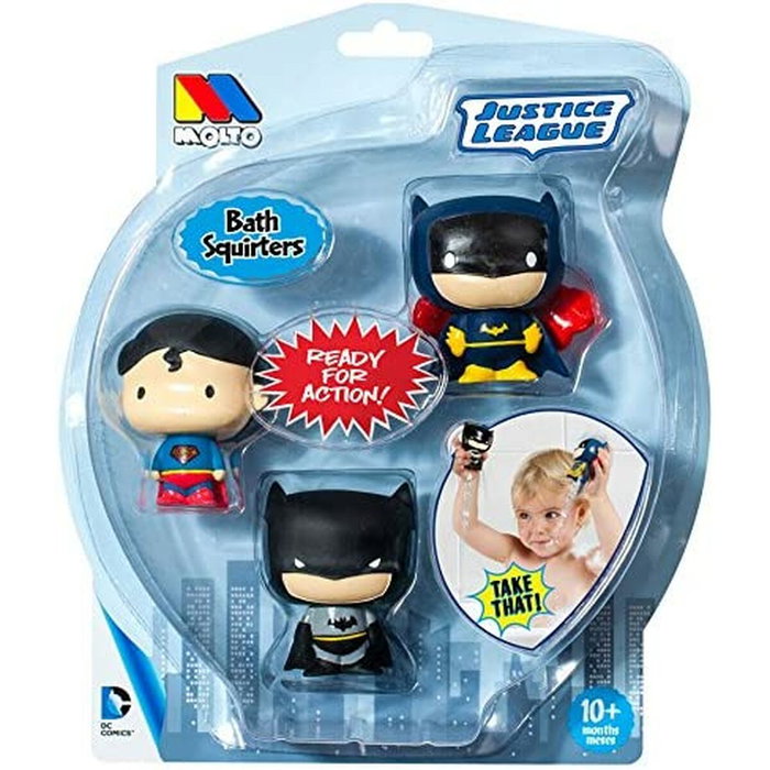 Molto Set de 3 Figuras de Superhéroes para Bañera