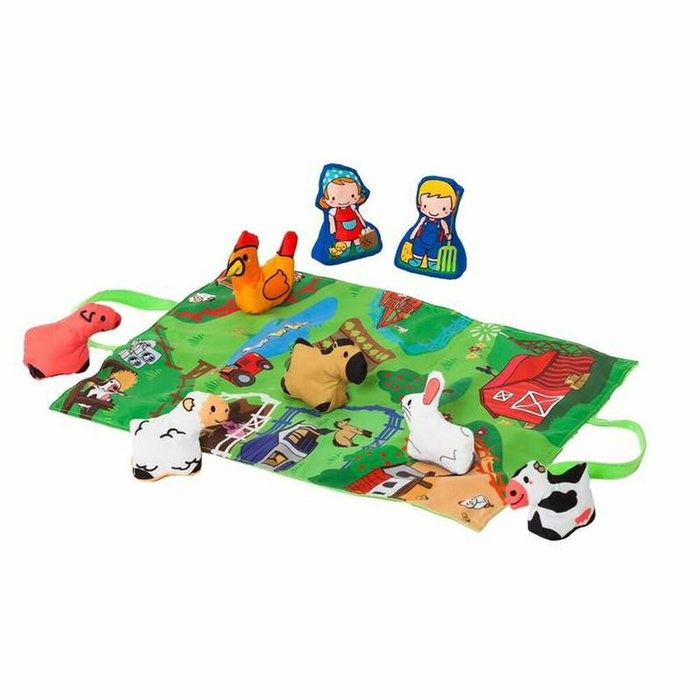 Molto Manta de actividades Farm and fun con 7 figuras blanditas