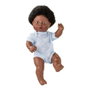 Berjuan Muñeca Newborn Niño Africano con Ropa 38 cm