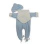 Berjuan Lana Azul Babero Mas Gorro