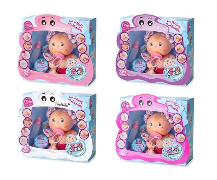 Muñeco popolokas pastelita con gorro de 2 picos 20cm Muñeco popolokas pastelita con gorro de 2 picos 20cm