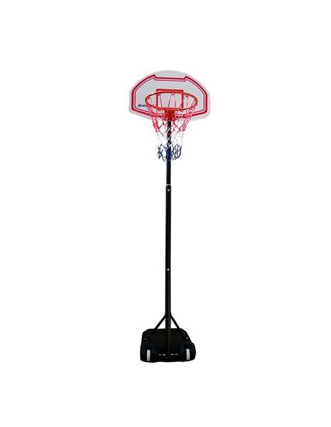 Ociotrends Canasta de Baloncesto Ajustable en Altura de 1.65m a 2.10m Hecha de Polietileno