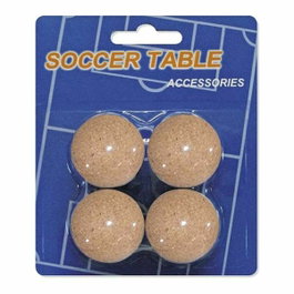 Ociotrends Blíster 4 Pelotas de Corcho para Futbolín 35 mm