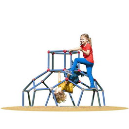 Ociotrends Centro de Juegos Dome Climber para Niños 3-6 Años, 170x170x118 cm, Color Azul