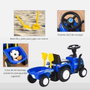 Ociotrends Tractor Correpasillos New Holland Azul 91x44x29 cm