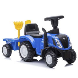 Ociotrends Tractor Correpasillos New Holland Azul 91x44x29 cm