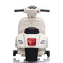 Ociotrends Moto mini Vespa blanca 6V 1 motor