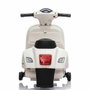 Ociotrends Moto mini Vespa blanca 6V 4 AH