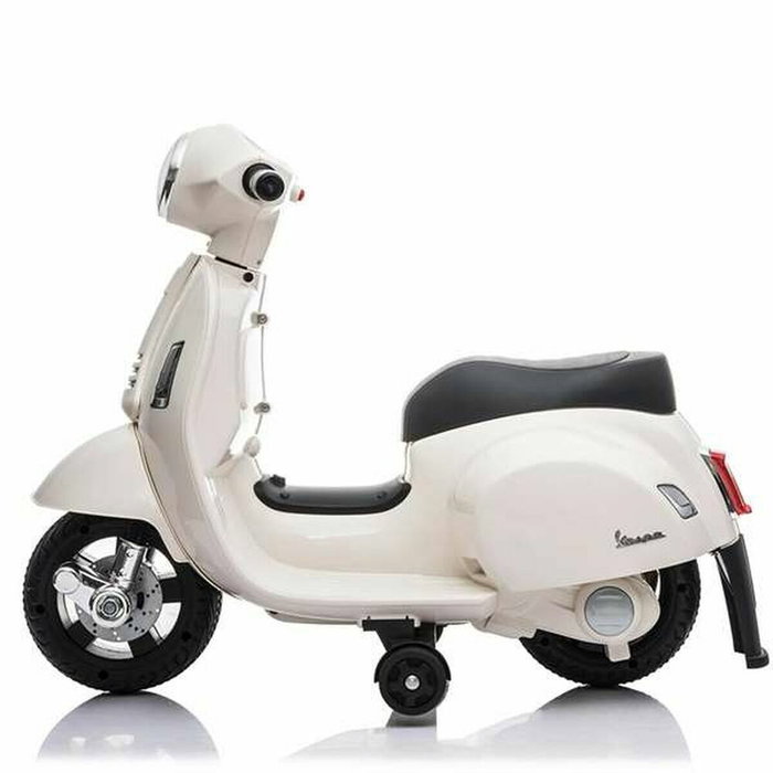 Ociotrends Moto mini Vespa blanca 6V 4 AH