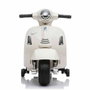 Ociotrends Moto mini Vespa blanca 6V 4 AH