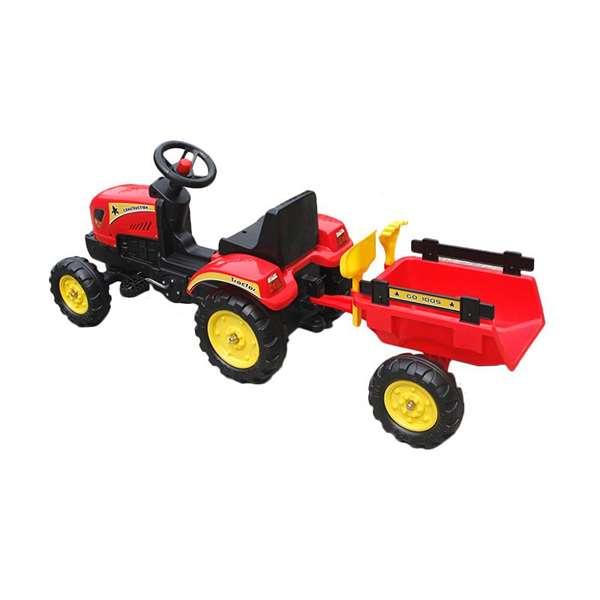 Ociotrends Tractor a pedales infantil, Rojo, Edad mínima 36 meses Ociotrends Tractor a pedales infantil, Rojo, Edad mínima 36 meses
