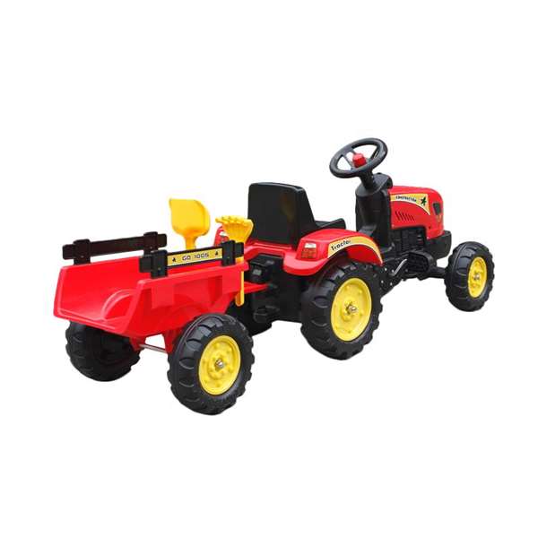 Ociotrends Tractor a pedales infantil, Rojo, Edad mínima 36 meses Ociotrends Tractor a pedales infantil, Rojo, Edad mínima 36 meses
