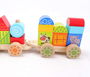 Molto Tren de madera 23 piezas 38x9.50x7.50 cm