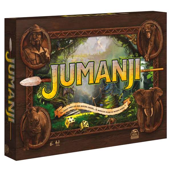 Spin Master Juego De Mesa Jumanji 6065098 Juego Familiar Para Niños Y Adultos +8 Años Spin Master Juego De Mesa Jumanji 6065098 Juego Familiar Para Niños Y Adultos +8 Años