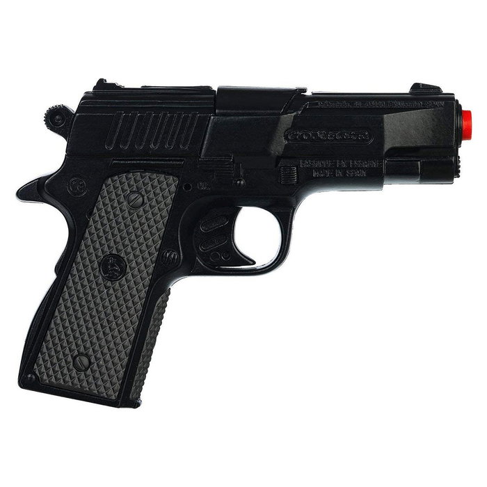 Gonher Pistola Policía metal 8 Tiros color Negra Gonher Pistola Policía metal 8 Tiros color Negra