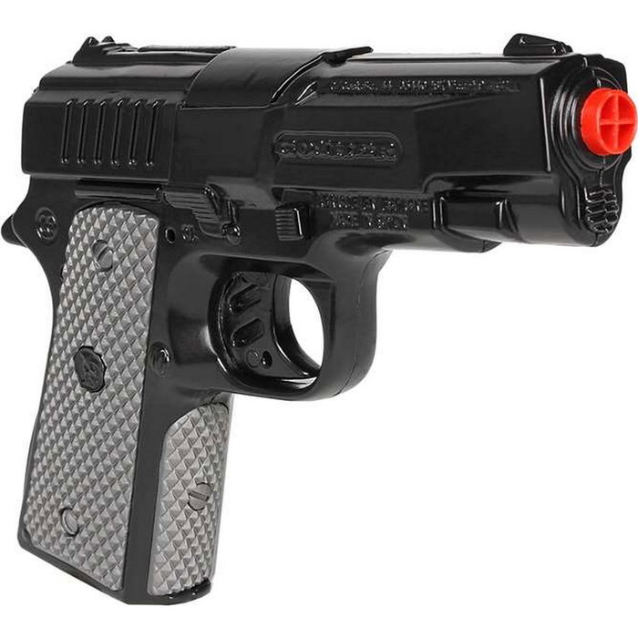 Gonher Pistola Policía metal 8 Tiros color Negra Gonher Pistola Policía metal 8 Tiros color Negra