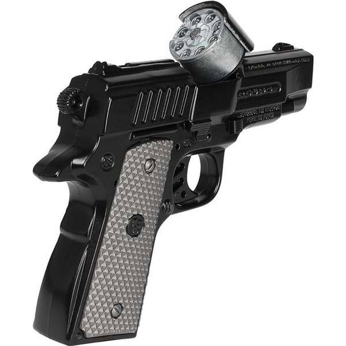 Gonher Pistola Policía metal 8 Tiros color Negra Gonher Pistola Policía metal 8 Tiros color Negra