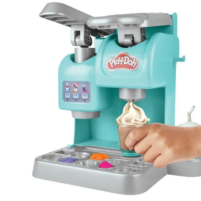 Hasbro Play-Doh Super Cafetera con 8 botes de plastilina y 20 accesorios Hasbro Play-Doh Super Cafetera con 8 botes de plastilina y 20 accesorios