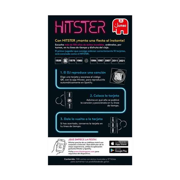 Diset Juego Hitster ¡El Juego de los Grandes Éxitos Musicales!