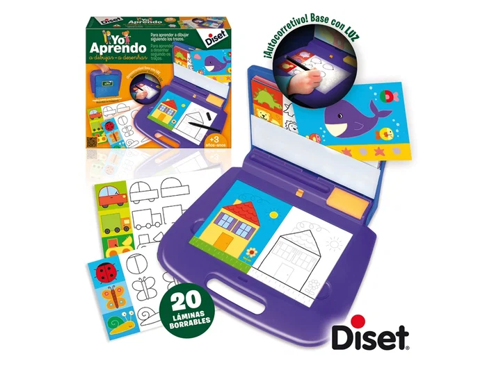 Diset Juego Didáctico Yo Aprendo a Dibujar para Niños a Partir de 3 Años, Desarrolla Concentración y Motricidad Fina
