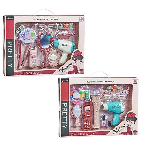 Conjunto de Belleza con secador y accesorios. 13,5x12x4 cm - Modelos surtidos