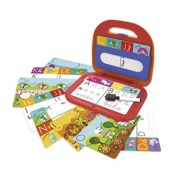 Diset 63787 Yo Aprendo A Escribir Pupitre Maletín Luminoso Autocorrectivo para Niños +4 Años