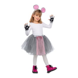 My Other Me Disfraz Set de Ratoncita Gris Talla M Child