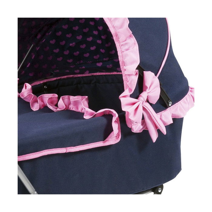 Reig Coche Muñecas Dolls Pram Azul Marino
