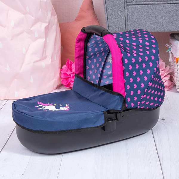 Reig Coche Muñecas Stule Pram Azul Marino 86x79x42 cm