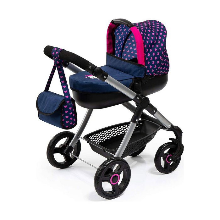 Reig Coche de Muñecas Stule Pram Azul Marino