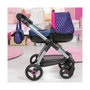 Reig Coche de Muñecas Stule Pram Azul Marino