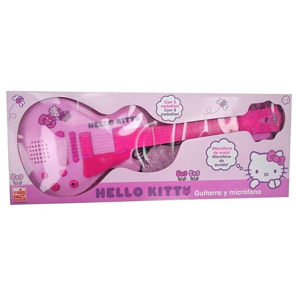 Reig Guitarra Electrónica con Micro Hello Kitty para Niños a Partir de 3 Años Juguete Musical con Sonidos Reig Guitarra Electrónica con Micro Hello Kitty para Niños a Partir de 3 Años Juguete Musical con Sonidos