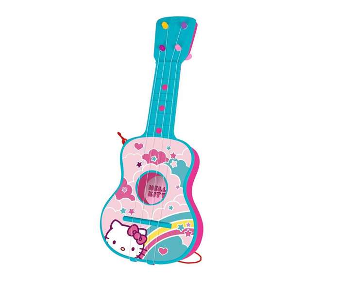 Reig Guitarra 4 cuerdas con estuche Hello Kitty para niños Reig Guitarra 4 cuerdas con estuche Hello Kitty para niños