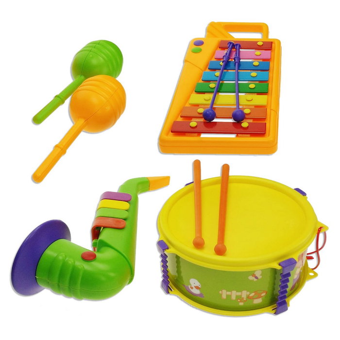 Reig Set Xilofon, Tambor, Saxofon Y Maracas Reig Set Xilofon, Tambor, Saxofon Y Maracas