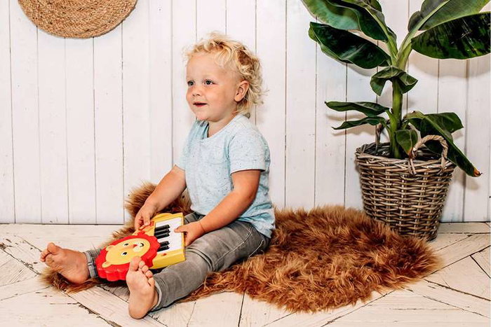 Fisher-Price Mini Piano León Juguete Musical Infantil con Sonidos