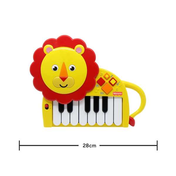 Fisher-Price Mini Piano León Juguete Musical Infantil con Sonidos