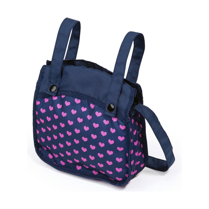 Reig Coche de muñeca Gemelar Azul Con Cubre Canasto