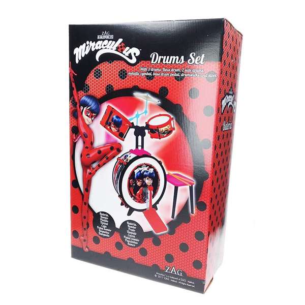 Reig Bateria 3 Elementos con Banqueta Juguete Infantil a partir de 3 Años