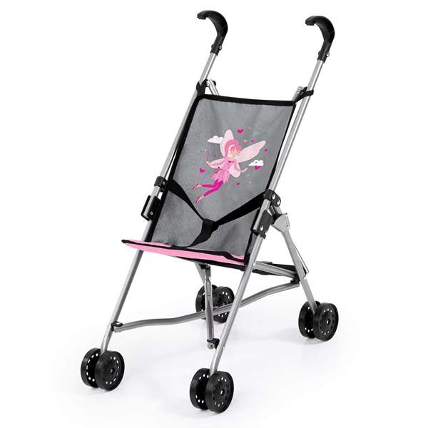 Reig Silla de Muñeca Gris Decoración Hadas 57x46x27 cm