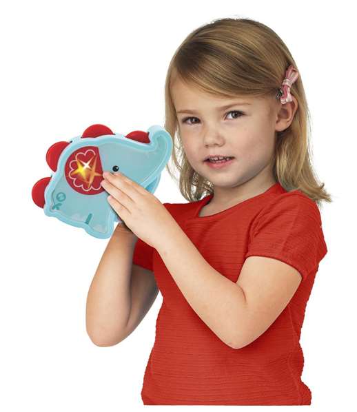 Fisher-Price Mi Primera Pandereta para Bebés +6 Meses con Sonidos y Luces, Modelos Surtidos