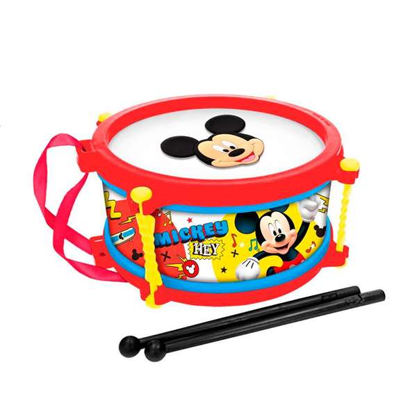 Reig Tambor Mickey en Estuche 16 cm Diámetro Juguete Musical para Niños +18 Meses Reig Tambor Mickey en Estuche 16 cm Diámetro Juguete Musical para Niños +18 Meses