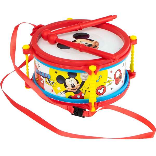 Reig Tambor Mickey en Estuche 16 cm Diámetro Juguete Musical para Niños +18 Meses Reig Tambor Mickey en Estuche 16 cm Diámetro Juguete Musical para Niños +18 Meses